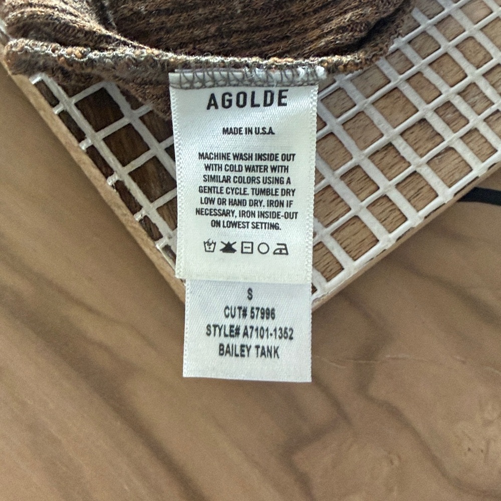 Agolde Bailey Ribbed Tank - Picture 8 of 12